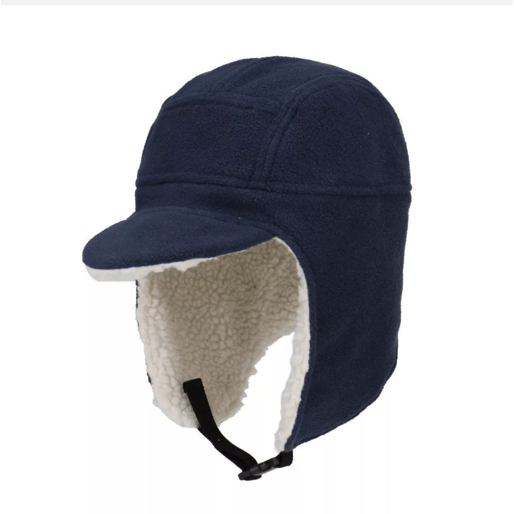 Cold Winter Trapper Hunting Hat with Visor Windproof Warm Russian Earflap Caps